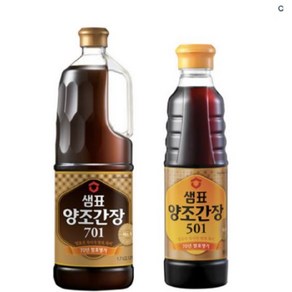 샘표 양조간장 701 1.7L + 501 500ml(증정 )기획세트, 1개