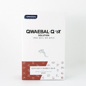 쾌발Q 플러스 알파 솔루션 발냄새 제거제 30p, 8.5 x 13.5 cm, 1개