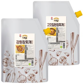 다담 강된장찌개양념 2kg x1개+고깃집된장찌개양념 2kg x1개