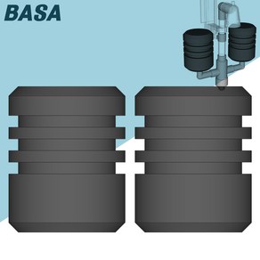 BASA 미니 쌍기 리필 필터 / 수족관 어항 수조 바사 스펀지 여과기 미니 일체형 블랙 교체형 부속품 부품 청소 교환 스폰지 환수 수질 정화, 0W, 1개