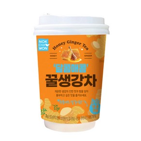 녹차원 달콤매콤 꿀생강차 원컵 30g x 4개, 1개입