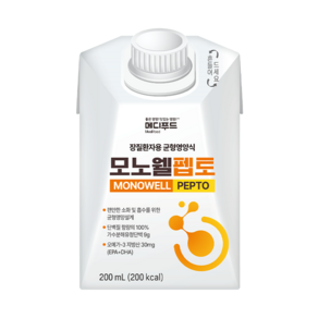 메디푸드 모노웰 펩토 장질환자용 균형영양식, 24개, 200ml