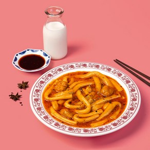 전가주방 떡볶이 3인분 마라로제맛, 1개, 550g