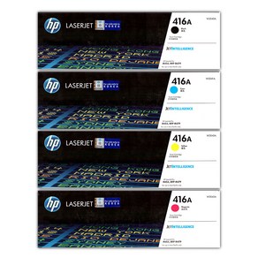 HP 정품 프린터토너 NO 416A 4색세트 W2040A W2041A W2042A W2043A SET, 1세트