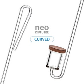 샘아쿠아 네오 CO2 디퓨져 커브드 오리지널 L / NEO 이산화탄소 디퓨져, 1개