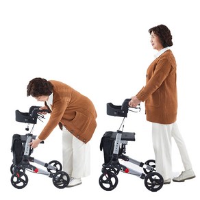 우이지아 접이식 롤레이터 KCA고급형 어르신 보행보조차, 1개