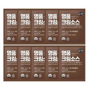 명품크림돈까스소스, 30g, 10개