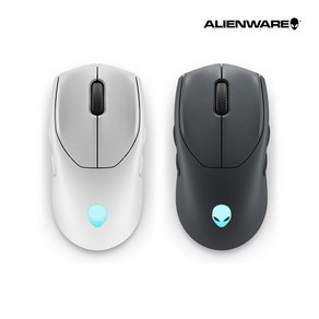 델 에일리언웨어 TRI-MODE AW720M 무선 게이밍 마우스 2종 / Alienwae Ti-Mode Wieless Gaming Mouse, white