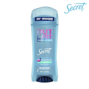 시크릿 아웃라스트 젤 데오드란트 무향 96g, Unscented-96g-3.4oz, 1개