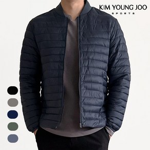 [김영주스포츠] 남성 경량 웰론 패딩점퍼 브이넥 겨울자켓 간절기 KR9MJ20