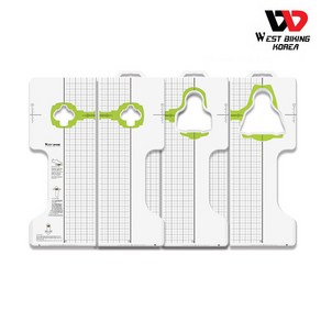 시그니처베이지 웨스트바이킹 시마노 로드 자전거 크리트 클릿 페달 신발 조절기 피팅 툴 세팅 YPZ341, B형 피팅툴, 1개, 화이트