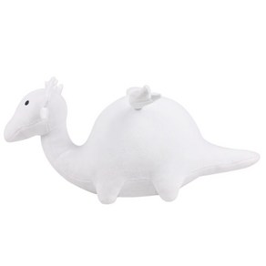 코바야시네 메이드래곤 드래곤 용 봉제 인형 굿즈, 어른용-화이트, 28cm, 1개