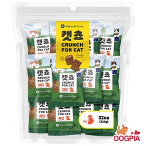 네츄럴코어 캣쵸 고양이간식 대용량, 치킨, 320g, 1개