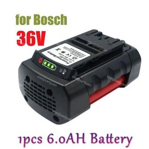 Bosch 교체용 리튬 이온 배터리 BAT836 36V 6.0 Ah BAT810 BAT840 D70 771 (A) 2607336004 26073361