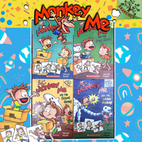 국내 몽키미 Monkey Me 4권 세트 음원제공 영어원서, 몽키 미 4권세트
