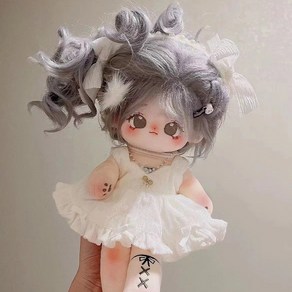 30cm 솜인형옷 솜깅이 아이돌 긴다리인형, 01.하얀 천사  옷, 30cm(옷만 인형제외), 1개