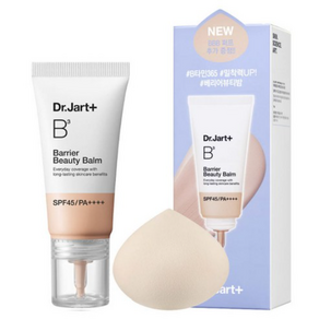 닥터자르트 더메이크업 비쓰리 베리어 뷰티밤 BB크림 SPF45 PA++++ + 퍼프 세트, 2호 미디엄, 30ml, 1개