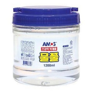 아모스 물풀 대용량 1200ml 슬라임재료 도매 풀 글루