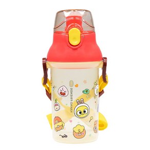 릴팡 카카오프렌즈 키즈 앵커 원터치 어깨끈 미니 물통 360ml, 1개