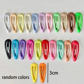 미니 인형 헤어 핀 클립 장식 헤드웨어 미니어처 헤어핀 그랩, A.Random colos, 1개, 20.sku W-10pcs