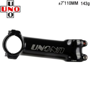 UNO MTB 도로 자전거 스템 알루미늄 합금 초경량 핸들 바 사이클링 부품 28.6x31.8mm 60-130mm -7/17 도, 06 7 degee 110mm, 1개