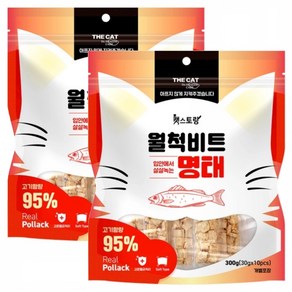 더캣 캣스토랑 월척비트, 300g, 2개, 명태