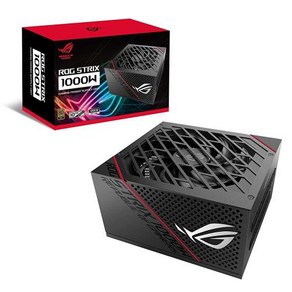 ASUS 로그 스트릭스 850W 골드 PSU 전원 공급 장치 로그 방열판 Axial-tech 팬 디자인, ROG-STRIX-1000G_1000W, 1개