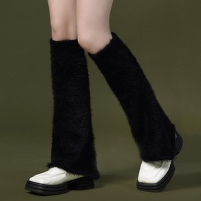 하이유니 보들보들 페이크 밍크 발목 토시 다리 레그 워머 67cm