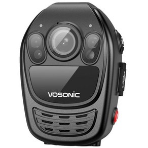 VOSONIC D3 경찰 바디캠 바디카메라 HD1296P 10시간 연속녹화 대용량 배터리 간편 원키 녹화 녹음 캠코더, 32G 내장메모리