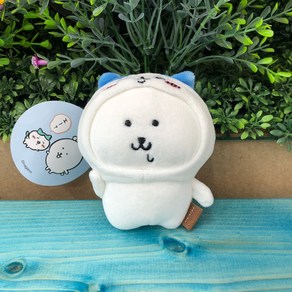 치이카와 모자를 쓴 농담곰 인형 키링 10cm, 1개