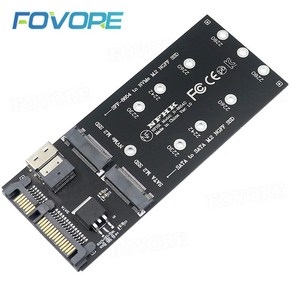 PC 데스크탑 메인보드용 M.2 to SATA 어댑터 SFF-8654 M2 NVME SSD 컨버터 22 핀 SATA-M2 확장 카드