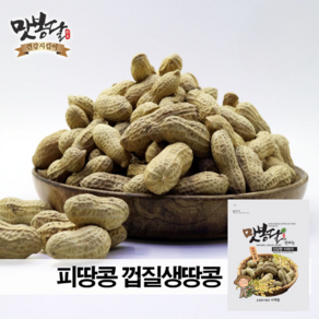 맛봉달 2023년 피땅콩 껍질땅콩 생피땅콩 까먹는땅콩 삶아먹는땅콩 중국산, 1개, 4kg 마대포장