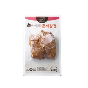 다향오리 훈제 삼겹 슬라이스 흑마늘 숙성 400g 삼겹살, 훈제 삼겹 400g, 1개