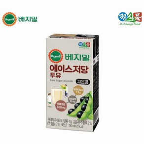 베지밀 에이스 저당 두유 190ml x 80팩, 80개