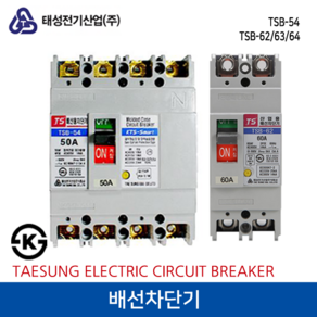 태성전기 배선차단기 TSB-54 50A, 1개