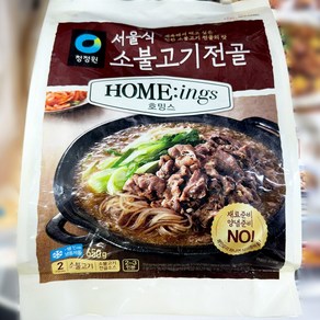 [메가마트]대상 청정원 호밍스 서울식 소불고기전골 650g, 1개