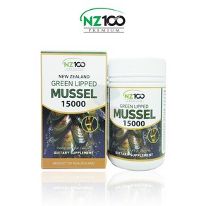 NZ100 뉴질랜드 초록입 홍합 15000mg 180캡슐 정 Geen Lipped Mussel 15000mg 180vc, 180정, 1개