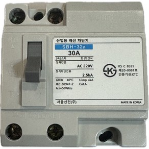 서울산전 산업용 누전차단기 SEH-32 30A