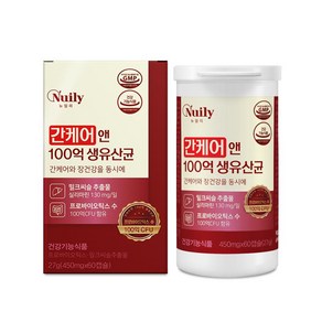 MS 뉴일리 간케어100억생유산균 450mg x60, 1개