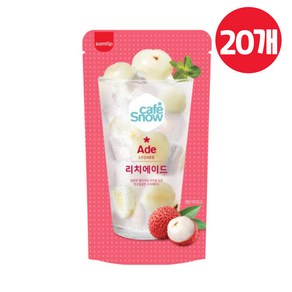 삼립 간식 음료 리치 에이드, 20개, 230ml