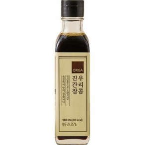 올가홀푸드 우리콩 진간장, 180ml, 2개