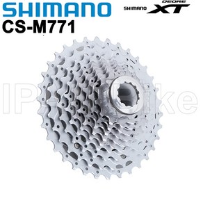 시마노 Deore XT CS-M771 자전거 카세트 스프로킷 MTB 프리휠 자전거 부품 10 단 속도 M771 11-36T 11-34T 11-32T