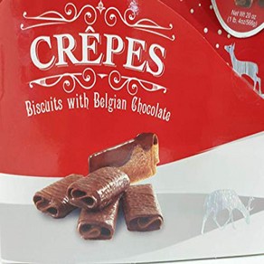 KIRKLAND SIGNATURE Cepes Biscuits With Chocolate KIRKLAND SIGNATURE 크레페 비스킷 초콜릿 포함 19.97온스 20온스, 1개, 566g