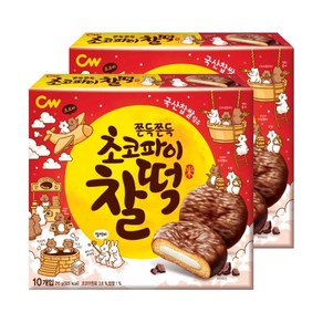 청우 찰떡초코파이 258g, 215g, 2개