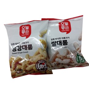 오늘좋은 쌀대롱 + 생강대롱, 2개, 110g