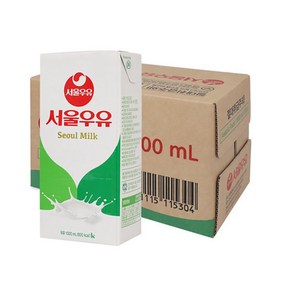 서울 우류 멸균 대용량 칼슘 고소한 흰우유 1000ml, 10개, 1L