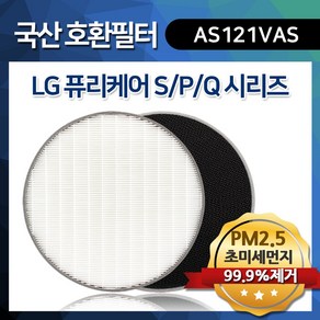 (필터친구) LG 퓨리케어 몽블랑 AS122VDS H13등급 국산필터