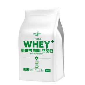 원데이뉴트리션 녹차맛_단백질 쉐이크 헬스 보충제 포대유청 웨이프로틴 WPC, 2kg, 1개