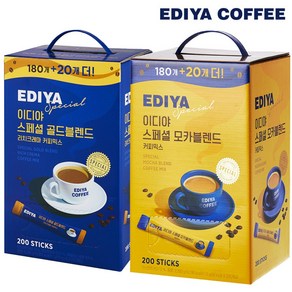 이디야 스페셜 골드블렌드 200T + 모카블렌드 200T (총 400T)