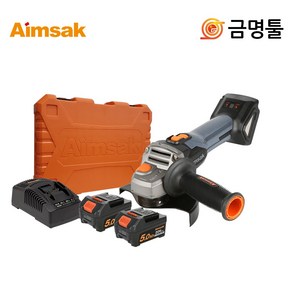 아임삭 BL18G705 충전그라인더 20V 5.0AH BL모터 6단속도조절 바닥연마 철재절단 무선 그라인다, 1개